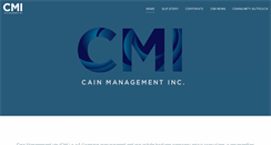 Desktop Screenshot of cainmanagementinc.com